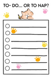 To Do or To Nap Notepad