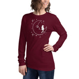 Moon Unisex Long Sleeve Tee