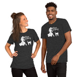 Feline Witchy Lightweight Unisex Tee (dark colors)