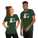 Feline Witchy Lightweight Unisex Tee (dark colors)
