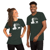 Feline Witchy Lightweight Unisex Tee (dark colors)