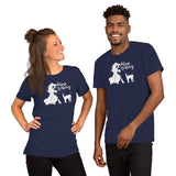 Feline Witchy Lightweight Unisex Tee (dark colors)