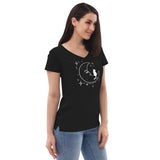 Moon Women’s VNeck Tee