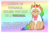 Templeton Unicorn Postcard