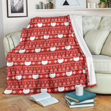 Meowy Catmas Throw Blanket