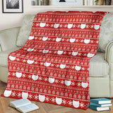 Meowy Catmas Throw Blanket