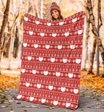 Meowy Catmas Throw Blanket