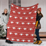 Meowy Catmas Throw Blanket