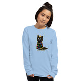 Christmas Kitty Long Sleeve Unisex Tee