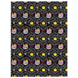 Black Princess Cecily Throw Blanket