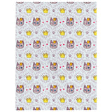 White Princess Cecily Throw Blanket