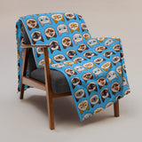 Siamese Cat Throw Blanket