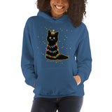 Unisex Christmas Kitty Hoodie