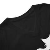 Feline Feral Unisex Short Sleeve V-Neck T-Shirt