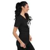 Feline Feral Unisex Short Sleeve V-Neck T-Shirt