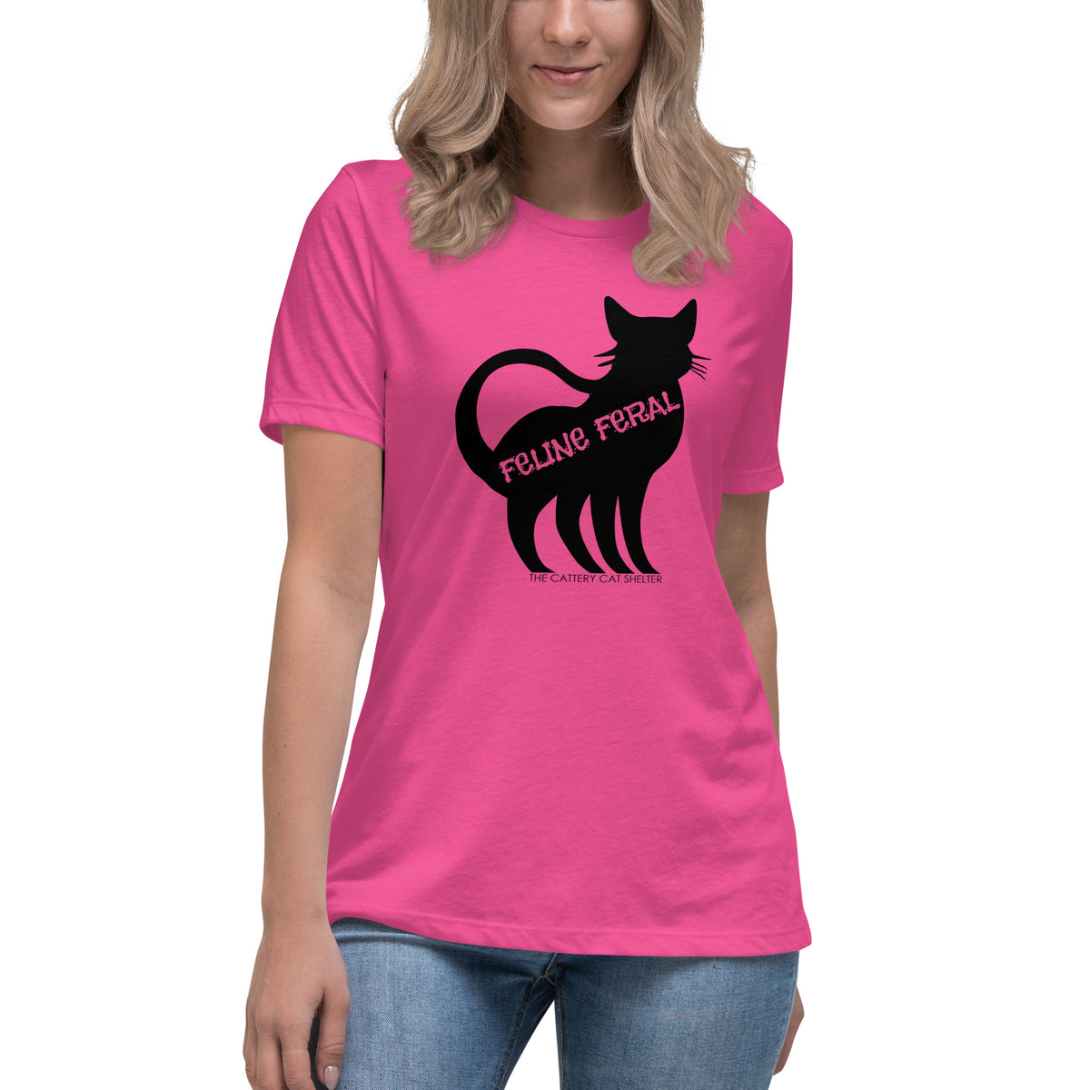 Feline Feral Women's Relaxed T-Shirt – princesscecily