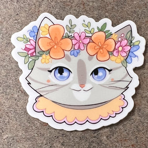 Princess Cecily Floral Sticker