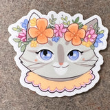Princess Cecily Floral Sticker