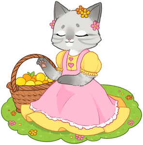 Princess Cecily Basket Sticker - Limited Edition