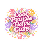 Cool People have Cats Vinyl Sticker