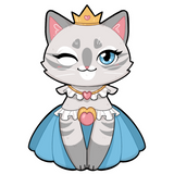 Princess Cecily Wink Sticker