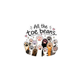 Toe Beans Cat Sticker- 2"x 1.94"