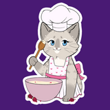 Princess Cecily Baking Sticker