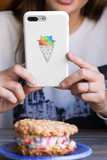 Cool Cats Snow Cone Vinyl Sticker- 1.94" x 3"