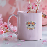 Princess Cecily Floral Sticker