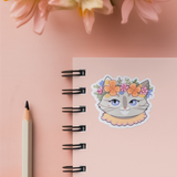 Princess Cecily Floral Sticker