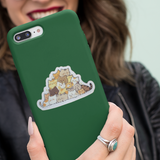 Meowntain of Cats Sticker