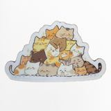 Meowntain of Cats Sticker