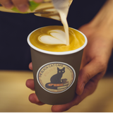Black Cat Cafe Sticker