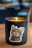Servent to the World's Cutest Cat Vinyl Sticker 2.64" x 3"