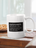 Catrovert Definition Vinyl Sticker- 3" x 2"