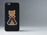 Vampire Cat Sticker- 2.11" x 3"