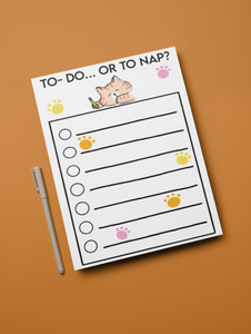 To Do or To Nap Notepad