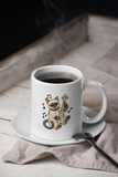 Rockabilly Cat Sticker- 2.47" x 3"