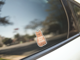 “I Meowed What I Meowed” Vinyl sticker- 1.41"x 2"