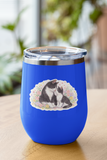 Mama and Baby Tuxedo Cat Sticker