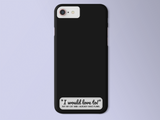 I Would Love To, But My Cat and I Already Have Plans Vinyl Sticker – 3" x 0.84"