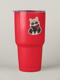 Fashionista Cat Vinyl Sticker – 2.26" x 3"