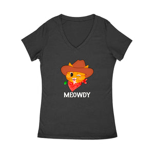 Women's V-Neck Meowdy