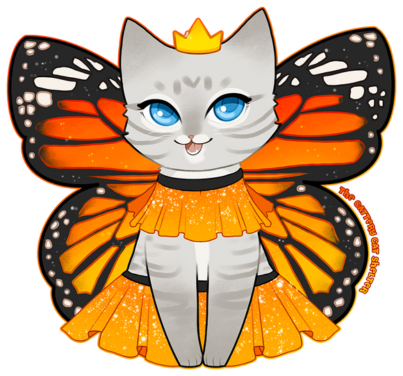 Princess Cecily Butterfly Sticker