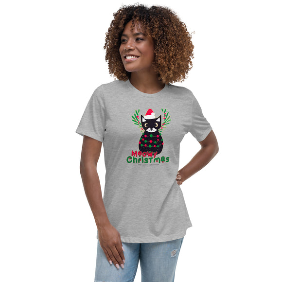 Meowy Christmas Women's Relaxed T-Shirt